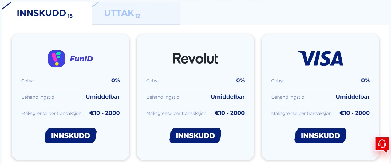 sportaza innskudd